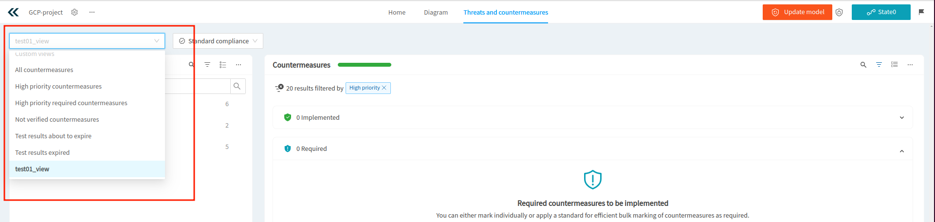 How to Manage Custom Views in Countermeasures