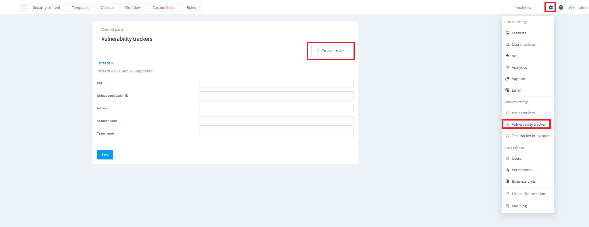Using ThreadFix with IriusRisk