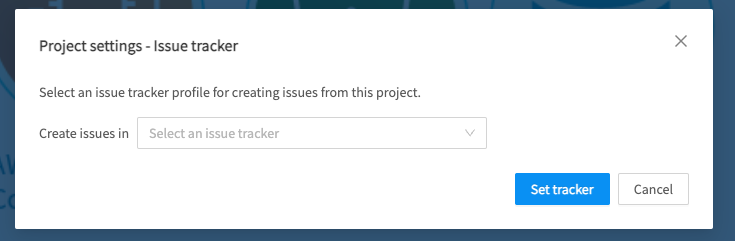 How to Locate and Configure Issue Tracker in a Project