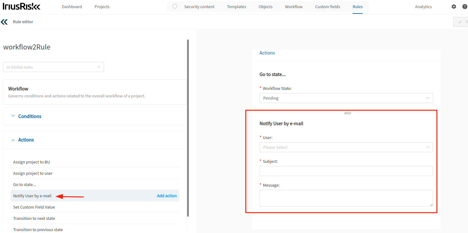 How to Send Email Notifications for Specific Workflow States