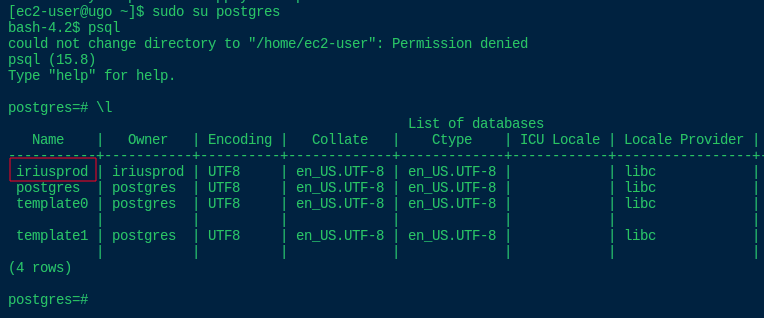 Resolve the "FATAL: database 'IriusProd' does not exist" Error in ...