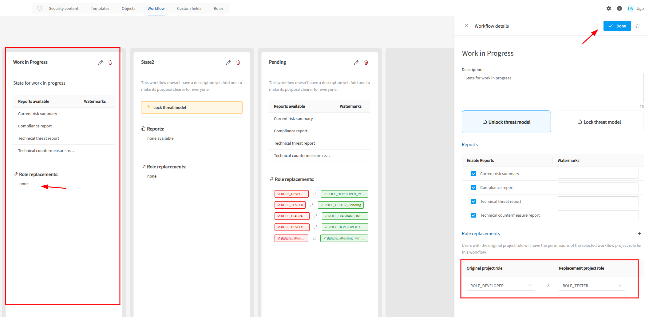 Assigning Global and Project Roles