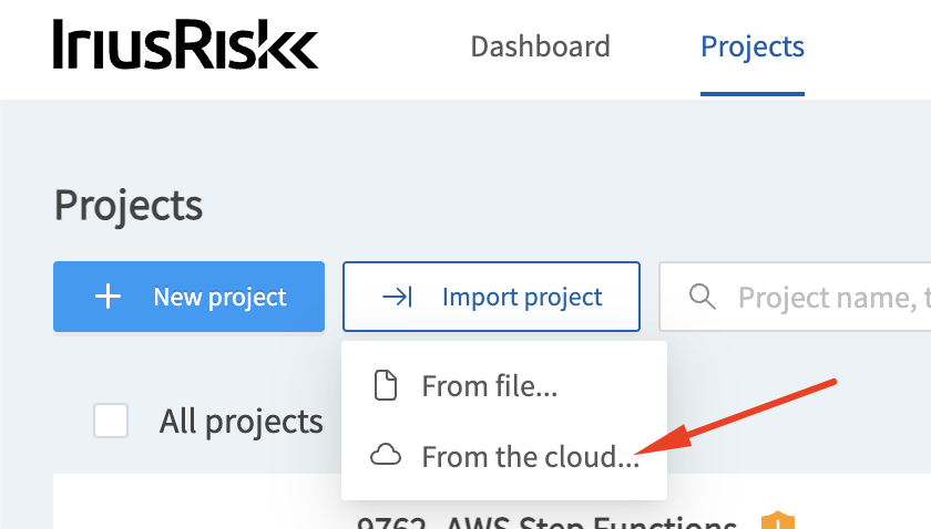 Import AWS Infrastructure into IriusRisk