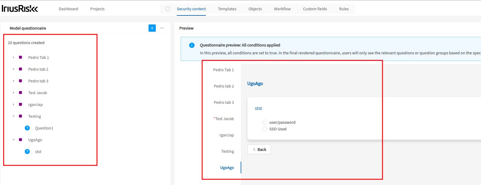 Getting Started with the Model Questionnaire Builder in IriusRisk