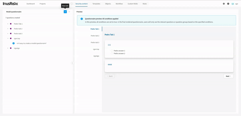 Getting Started with the Model Questionnaire Builder in IriusRisk