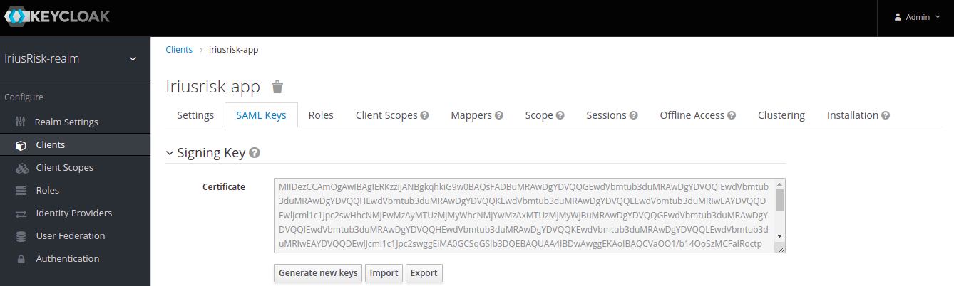SAML use case: Keycloak as Identity Provider