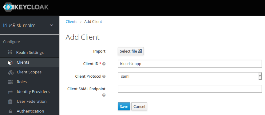 SAML use case: Keycloak as Identity Provider