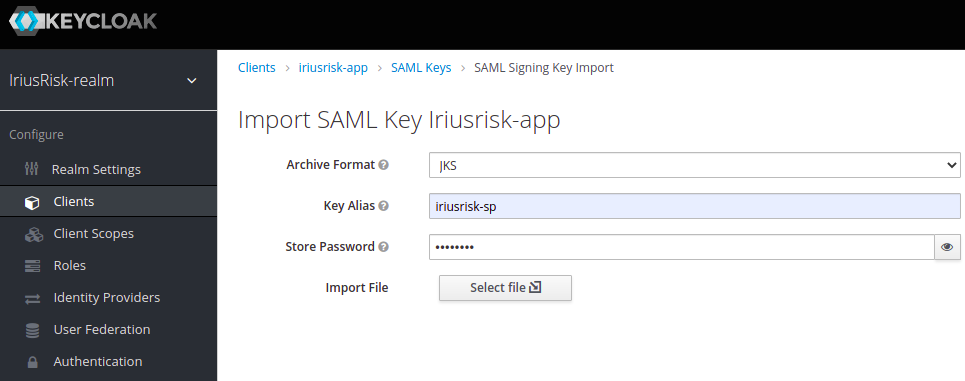 SAML use case: Keycloak as Identity Provider